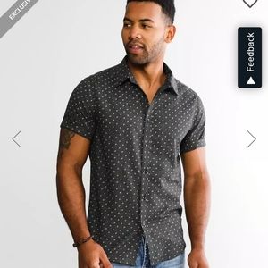 Departwest mens button down shirt size Large